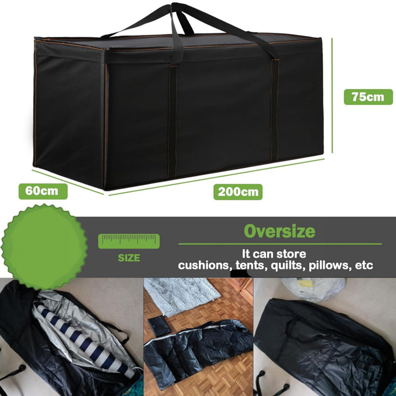 Outdoor Cushion Storage Bag Cover