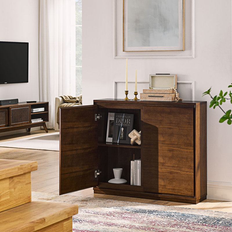 Arijit 39'' Sideboard, Buffet Cabinet, Storage Cabinet with 2 Outlet Holes
