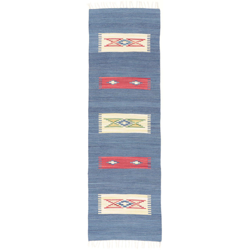Southwestern Cotton Hand Woven Area Rug, Rectangle 160 x 230cm