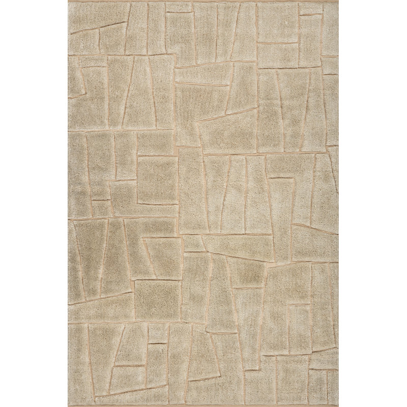 Drela Abstract Bohemian Rug, Rectangle 7'6" x 9'6"
