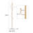 Inita Freestanding 6 - Hook Coat Rack-1304196619