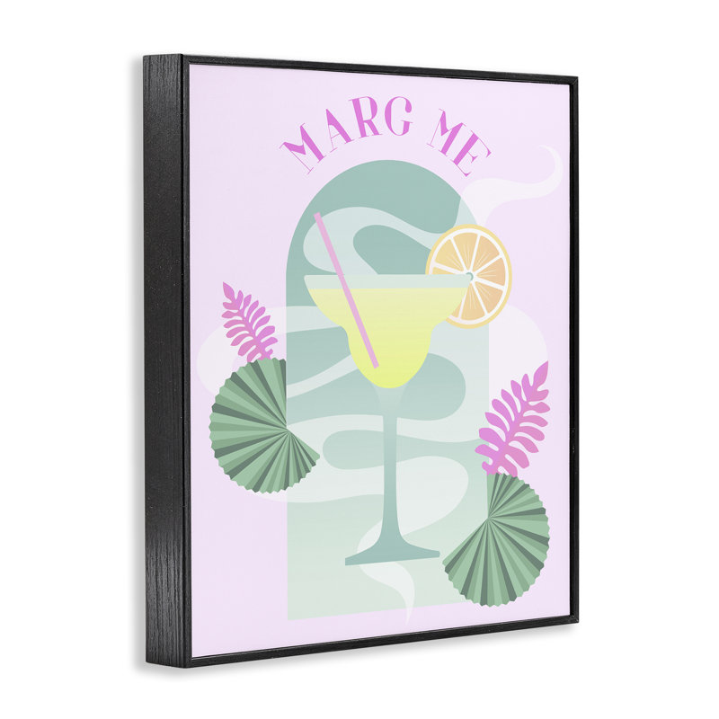  Marg Me, art de la giclée encadrée par Daphne Polselli, Giclée encadrée noir minuit, H 30 po x l 24 po