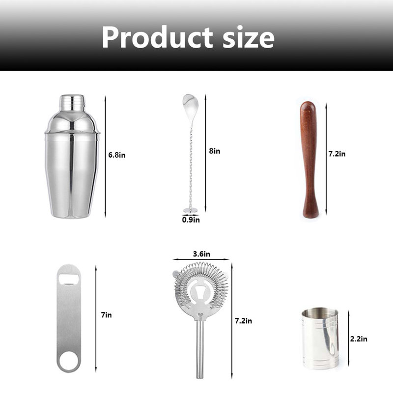 Devrim Stainless Steel Bar Tool Set