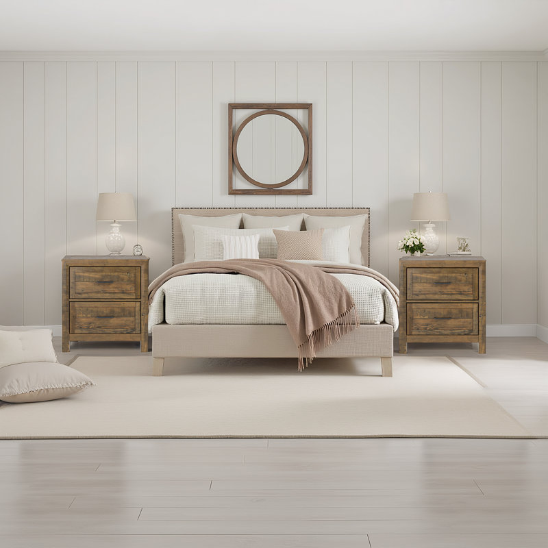 Craigsville Solid Wood Nightstand, Set Of 2