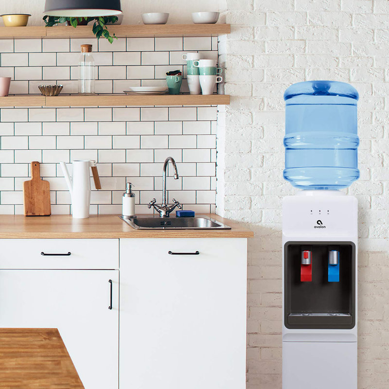 Avalon White Top Loading Hot & Cold Water Cooler Dispenser
