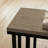 Melody Solid Wood Top End Table