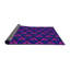 Tapis bleu/rose à motifs Monson-505939918