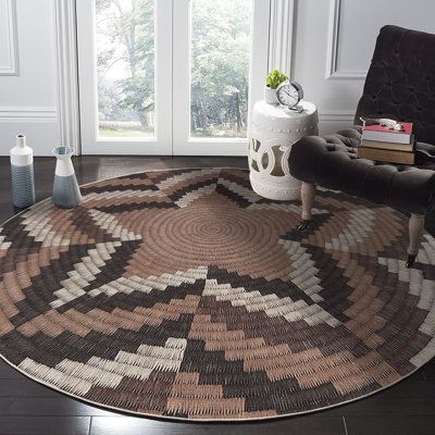 Judith Round Cotton Area Rug