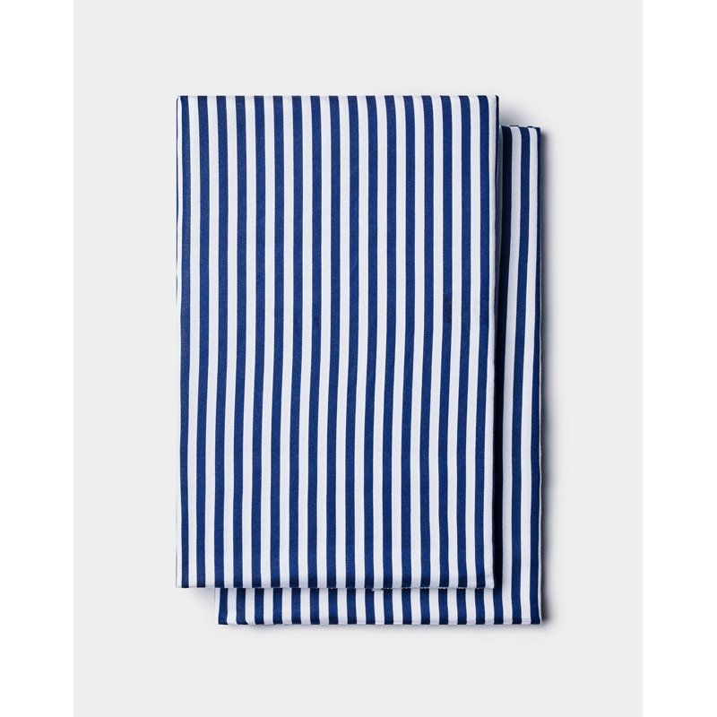 Bamboo Pillowcases, King Pillowcase, Classic Stripe in Pacific