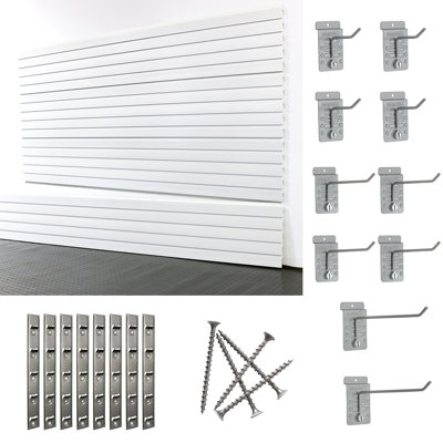 Slatwall Large Heavy Duty Starter System