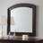 Wood Flat Wall Mirror