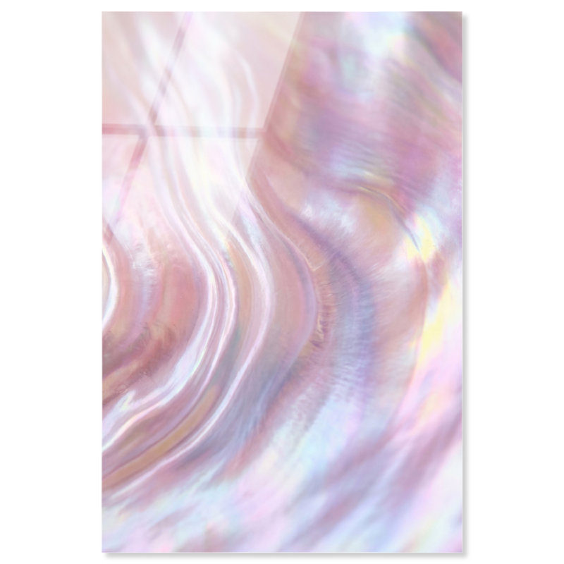 Iridescent Wave Print by Oliver Gal, 30"H x 20"W, High-Gloss Acrylic Print