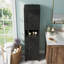 Armoire de rangement 65,5 po Black Farmhouse