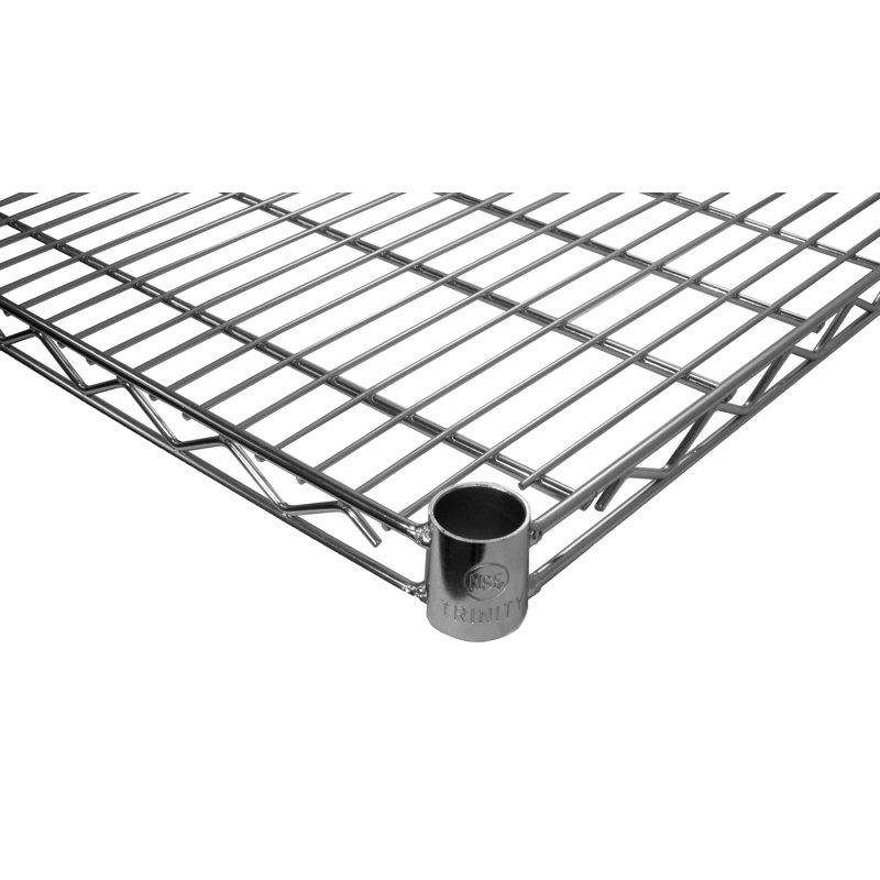 TRINITY Individual NSF Chrome Steel Wire Shelf, 48" x 18"