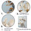 Magnifique paysage de rêve beige et doré Magnolia IV sur toile-800866231-570485305