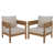 Oak/Ivory