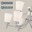 Janiyla 9 - Light Shaded Chandelier