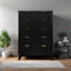 123 cm W Chest of 5 Drawers