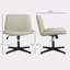 Fauteuil de bureau large, fauteuil de bureau sans accoudoir, fauteuil de coiffeuse en tissu d'ordinateur à hauteur réglable-173967031