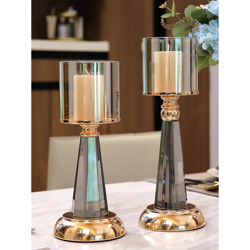 Chandelier de table en métal 13,98 po H