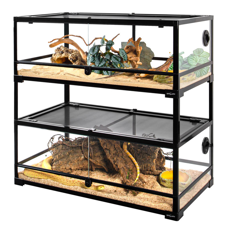36'' x 18'' x 33.2'' Reptile Terrarium, 33.2" H x 36" W x 18" D