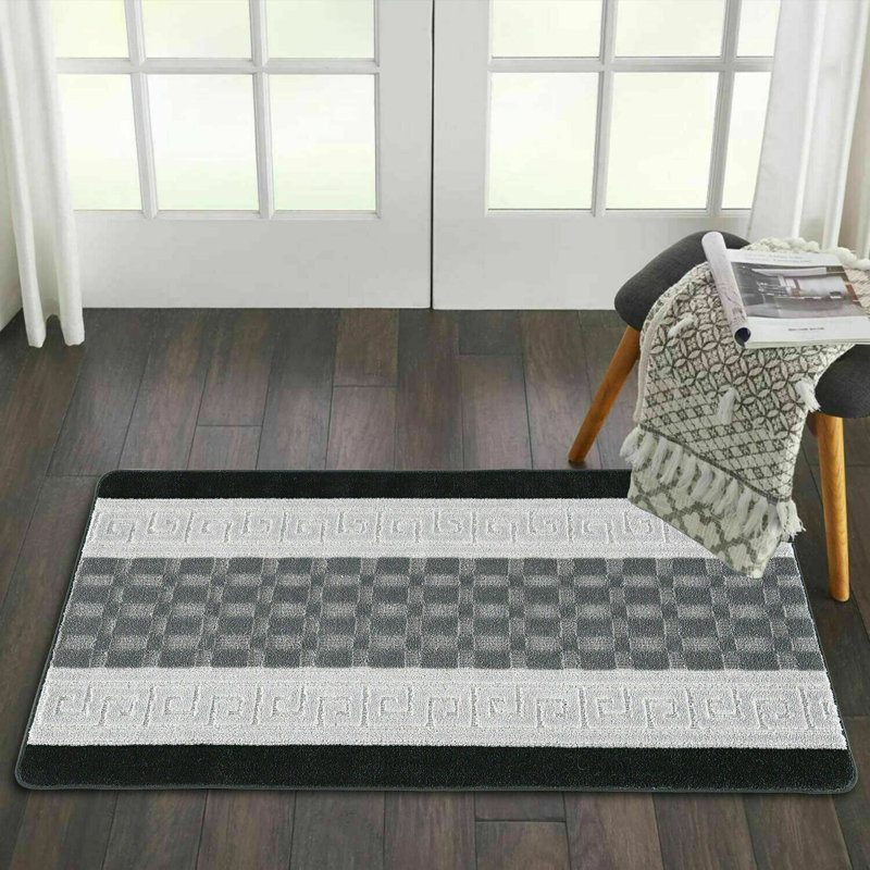 Kyleia Geometric Indoor / Outdoor Area Rug, Runner 60 x 220cm