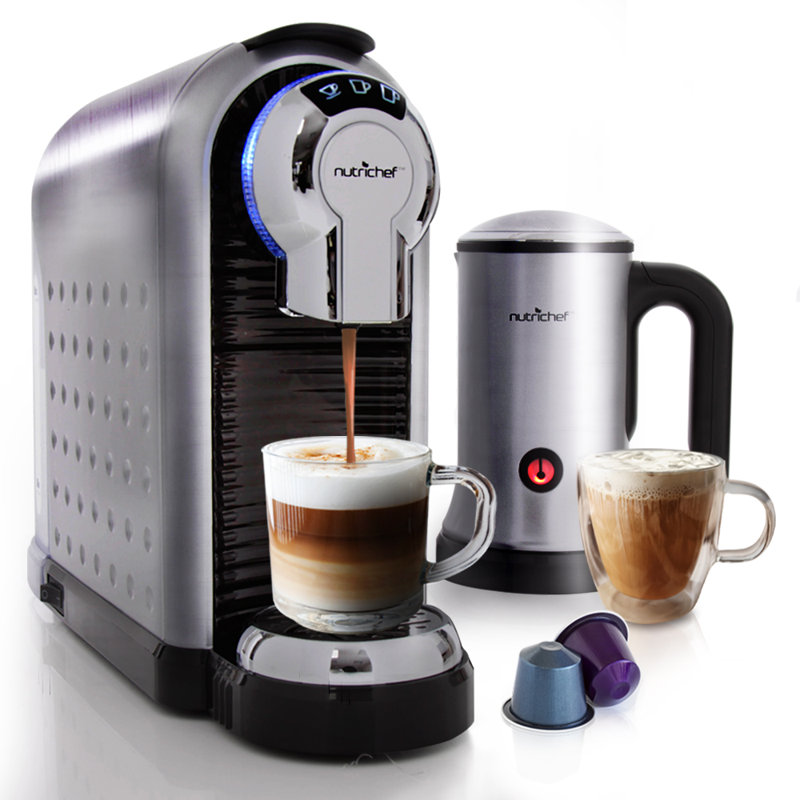 NutriChef Espresso Machine with Frother