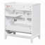 Meuble-lavabo de salle de bain sans lavabo, base seulement, armoire avec portes et tiroir-116026627