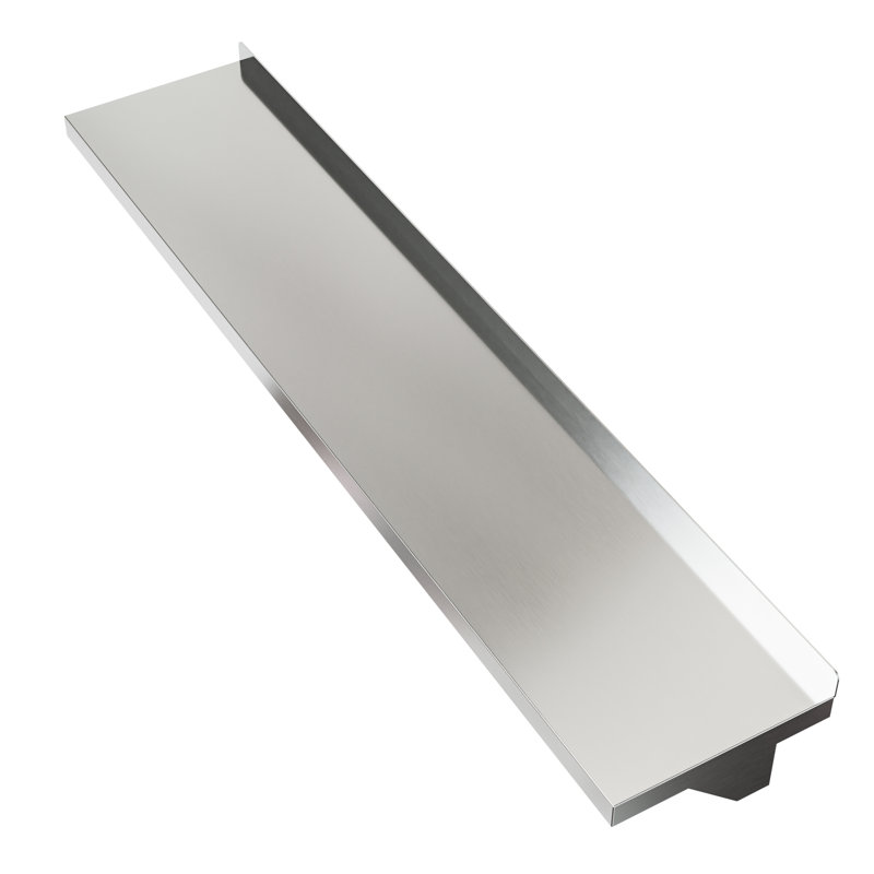 Stainless Steel Wall Mounted Kitchen Shelf with Pot Rack