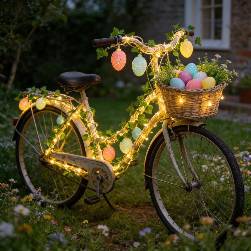 Guirlande de Pâques guirlande lumineuse, GNS