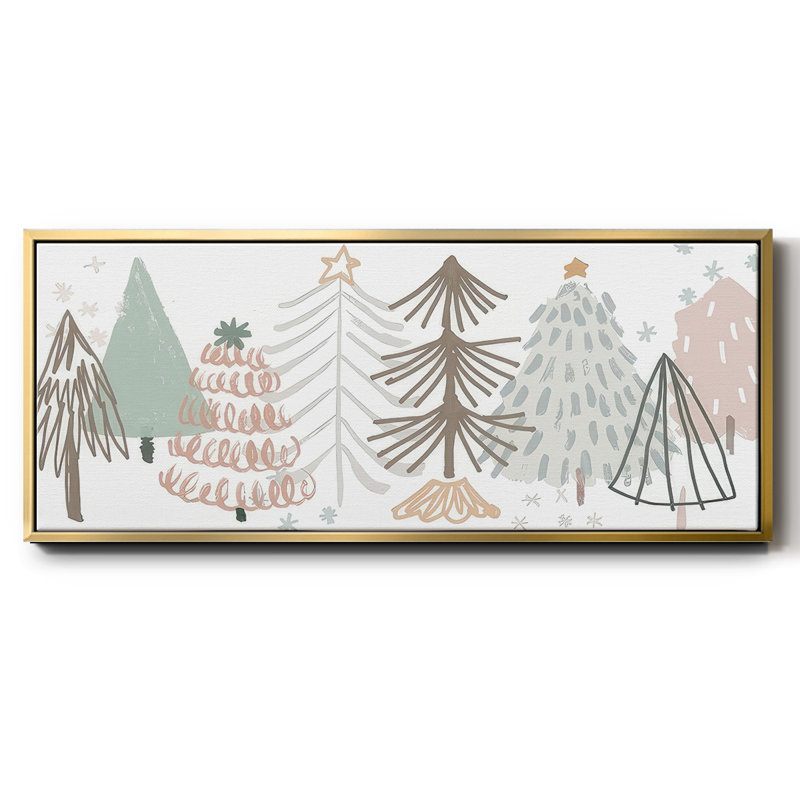 Carnet de croquis de Noël - Toile encadrée, H 8 po x l 20 po