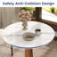 3-Piece Modern Round Sintered Stone Dining Table Set With 2 Boucle Fabric Chairs-611750389