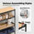  Storage Solution Combo: 36"W & 48"W Heavy Duty Shelf Multi Bundle - Black-386025290-386025288