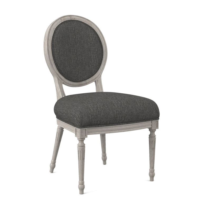 Dauphin Dining Chair, Bisque, Filigree Ivory