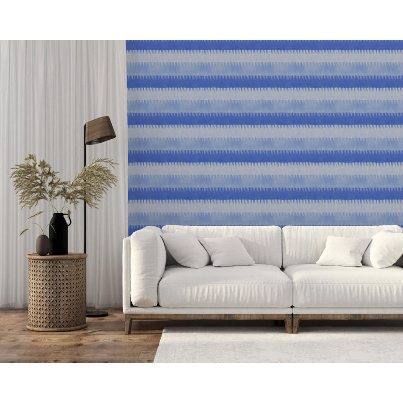 Cabana Stripe - Blues Wallpaper