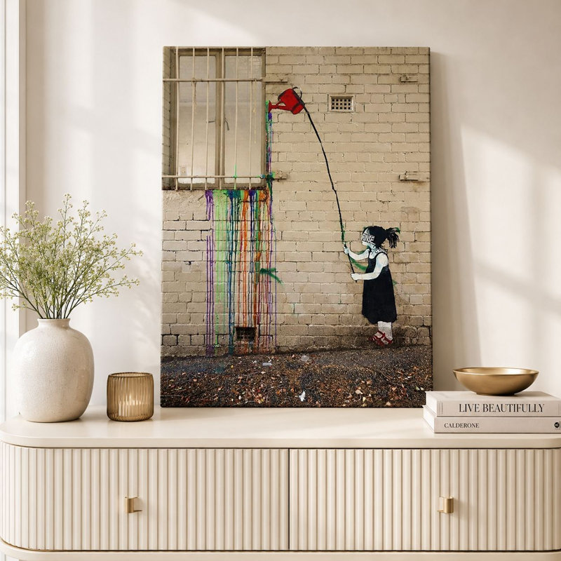 Peinture décorative sur toile