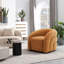 Fauteuil demi-tonneau pivotant rembourré Aunna-249351913