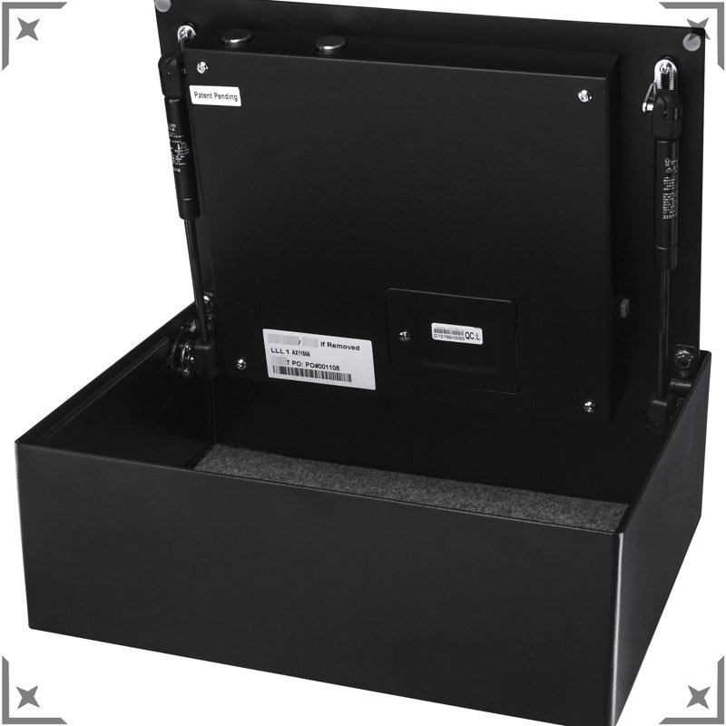 23 Cu Ft Biometric Safe, Keeps Valuables Safe - Black Steel Protects From Unauthorized Access