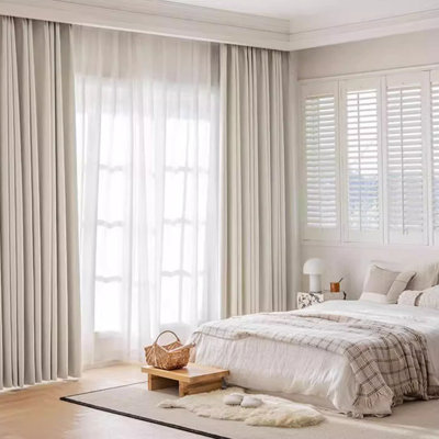 Geesey Polyester Blend Room Darkening Curtain Pair