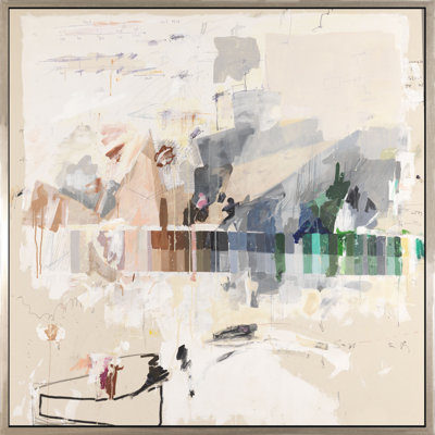 «Banner Year», peinture sur toile à cadre flottant
