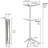 Meghon Steel Foldable Tripod Drying Rack-210848583