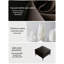 Repose-pieds en cuir noir avec repose-pieds