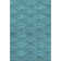 Premium Machine Washable Prisco Teal Rug
