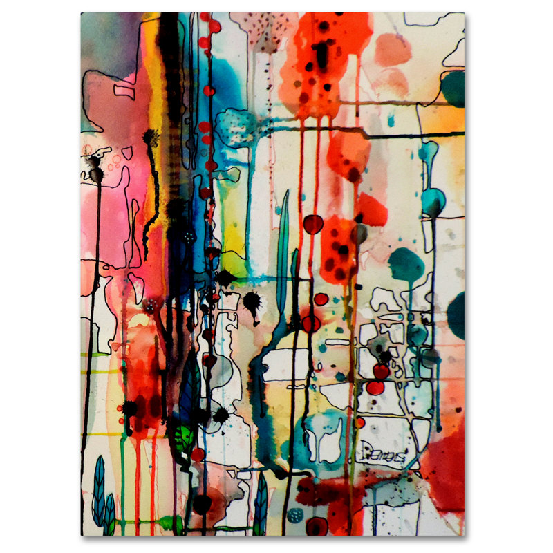 Breagh 'Charivari' Print on Wrapped Canvas, 19" H x 14" W