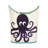 3 Sprouts - Baby Laundry Hamper  - Storage Basket Organizer Bin for Nursery - Octopus