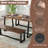 Zakoria Metal Base Dining Table-1064094017