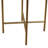 Ceramic End Table with Metal Frame-110281523