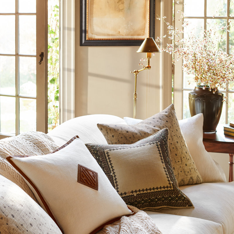 Ralph Lauren Anette 1 - Light Swing Arm Floor Lamp, Natural Brass