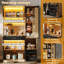 185 Cm Kitchen Pantry With Storage-130911240