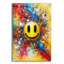 «Smiley Face» par Rey Klimt, art mural en verre acrylique-586887711